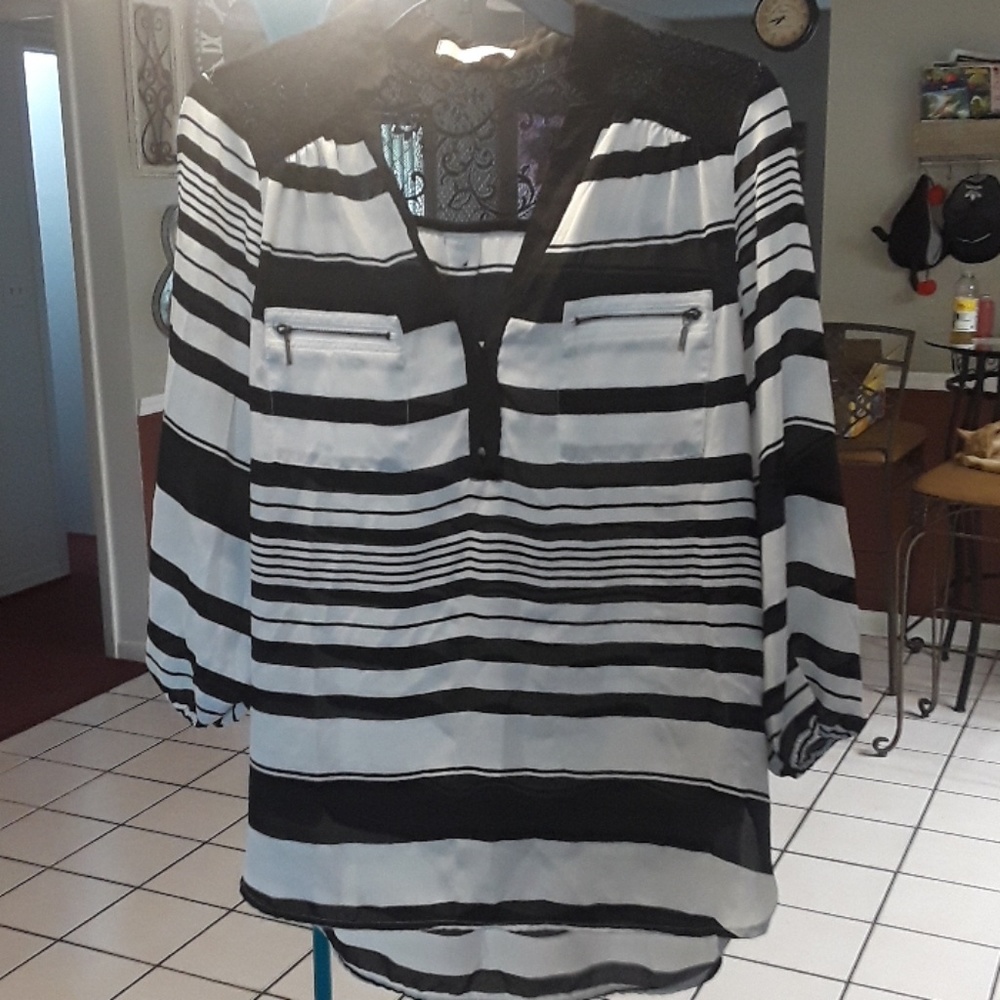 3/4 sleeve blouse